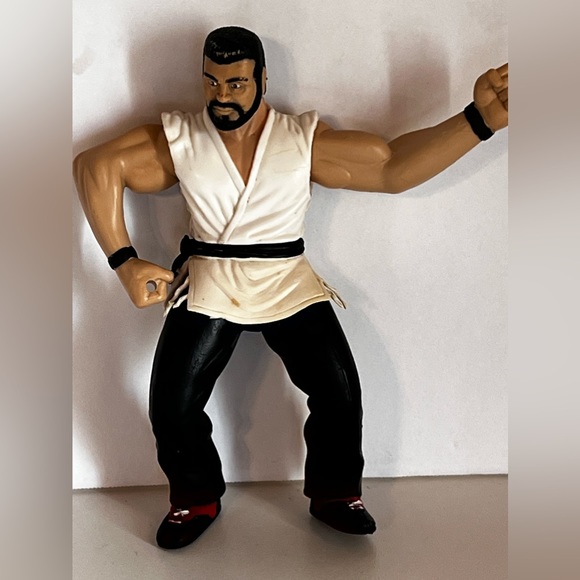 Vintage WWE WWF Wrestling Action Figure 6” JAKKS Steve Blackman - Picture 7 of 12